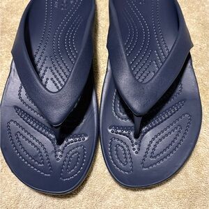 CROCS Navy Blue Flip-Flops